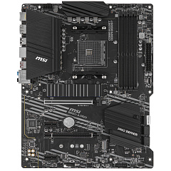 Матплата MSI B550-A PRO, AM4, ATX, 4DDR-4, 2xPCI-Ex16, 6SATA, 2xM.2, HDMI, DP, 15USB
