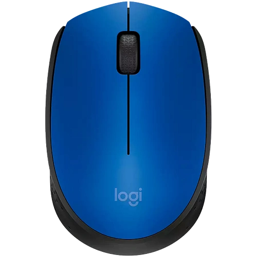 Мышь беспроводная Logitech M171 Blue (синяя, оптическая, 1000dpi, 2.4 GHz/USB-ресивер) (M/N: M-R0060 / C-U0010)