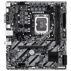 Матплата Gigabyte H810M H, H810, S1851, mATX, 2DDR-5, 1xPCI-Ex16, 4xSATA3, 1xM.2, VGA, HDMI, 11USB