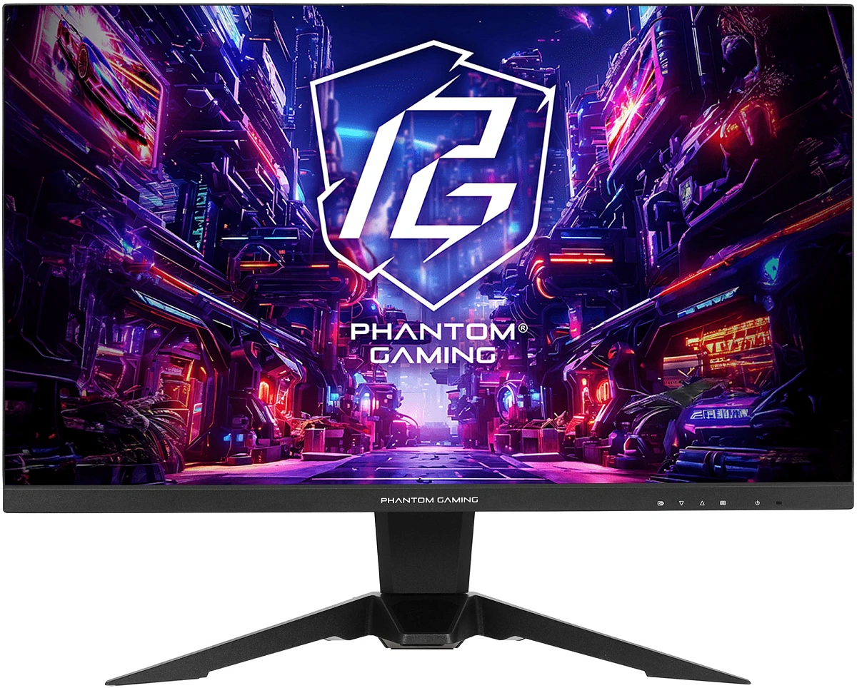Игровой Монитор Высокого Разрешения 27" ASRock PG27QFT2A IPS 2560x1440@180Hz HDR400 1мс 400cd/m2 1000:1 2xHDMI DP Встроенные колонки 2x2W, Встроенная антенна WiFi (7dBi). Регулировка высоты 100мм, Black