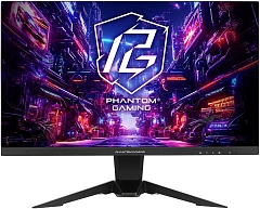 Игровой Монитор Высокого Разрешения 27" ASRock PG27QFT2A IPS 2560x1440@180Hz HDR400 1мс 400cd/m2 1000:1 2xHDMI DP Встроенные колонки 2x2W, Встроенная антенна WiFi (7dBi). Регулировка высоты 100мм, Black