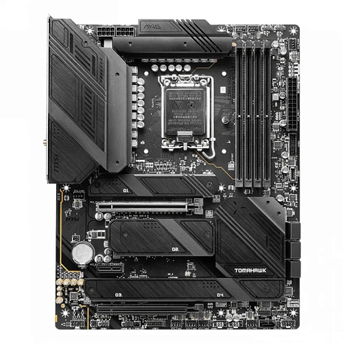 Матплата MSI MAG Z790 Tomahawk WiFi, iZ790, S1700, ATX, 4DDR-5, 2xPCI-Ex16,7SATA,4xM.2,HDMI,DP,17USB