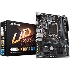 GIGABYTE MB H610M K DDR4 LGA1700 2 x DDR4 DIMM 1 x M.2 2 x SATA 1 x HDMI port Micro ATX