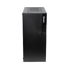 Корпус HuntKey GS450C, Midi Tower, ATX, m-ATX, Black, 2x3.5"/2x2.5", 2xUSB2.0, USB3.0, Без Б/П