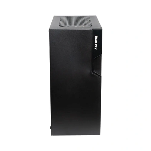Корпус HuntKey GS450C, Midi Tower, ATX, m-ATX, Black, 2x3.5"/2x2.5", 2xUSB2.0, USB3.0, Без Б/П