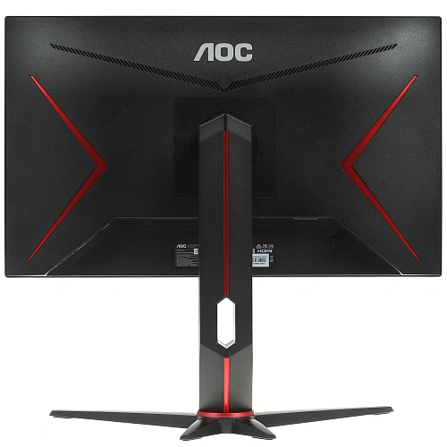 Монитор 23.8" AOC 24G2SU/BK, Black-Red, VA, 1920x1080@165Hz, 350кд/м2, 3000:1, 4ms, VGA, 2xHDMI, DP