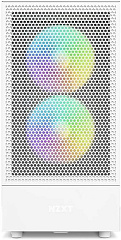 Корпус NZXT H5 Flow RGB, Midi Tower, ATX, m-ATX, White, 1x3.5"/1x2.5", USB3.2, USB-C