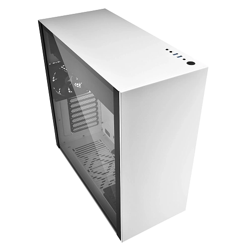 Корпус Sharkoon Pure Steel, Midi Tower, E-ATX, ATX, m-ATX, White, 3x3.5"/5x2.5", 2xUSB3.0