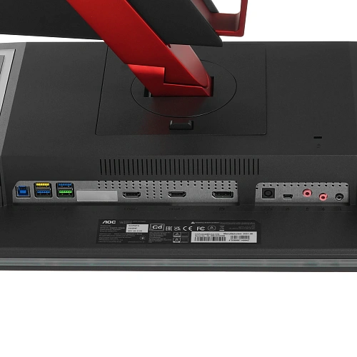 Монитор 24.5" AOC AGON AG254FG, Black-Red, IPS, 1920x1080@360Hz, 400кд/м2, 1000:1, 1ms, 2xHDMI, DP