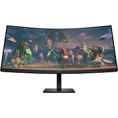 Монитор 34" HP Omen 34c, Black, VA, 3440x1440@165Hz, 400кд/м2, 3000:1, 1ms, 2xHDMI, DP