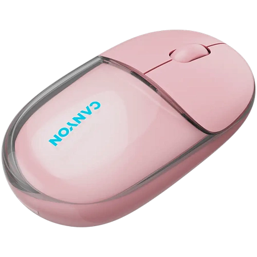 CANYON mouse OnClick 24 BT/ Wireless Transparent/Pink