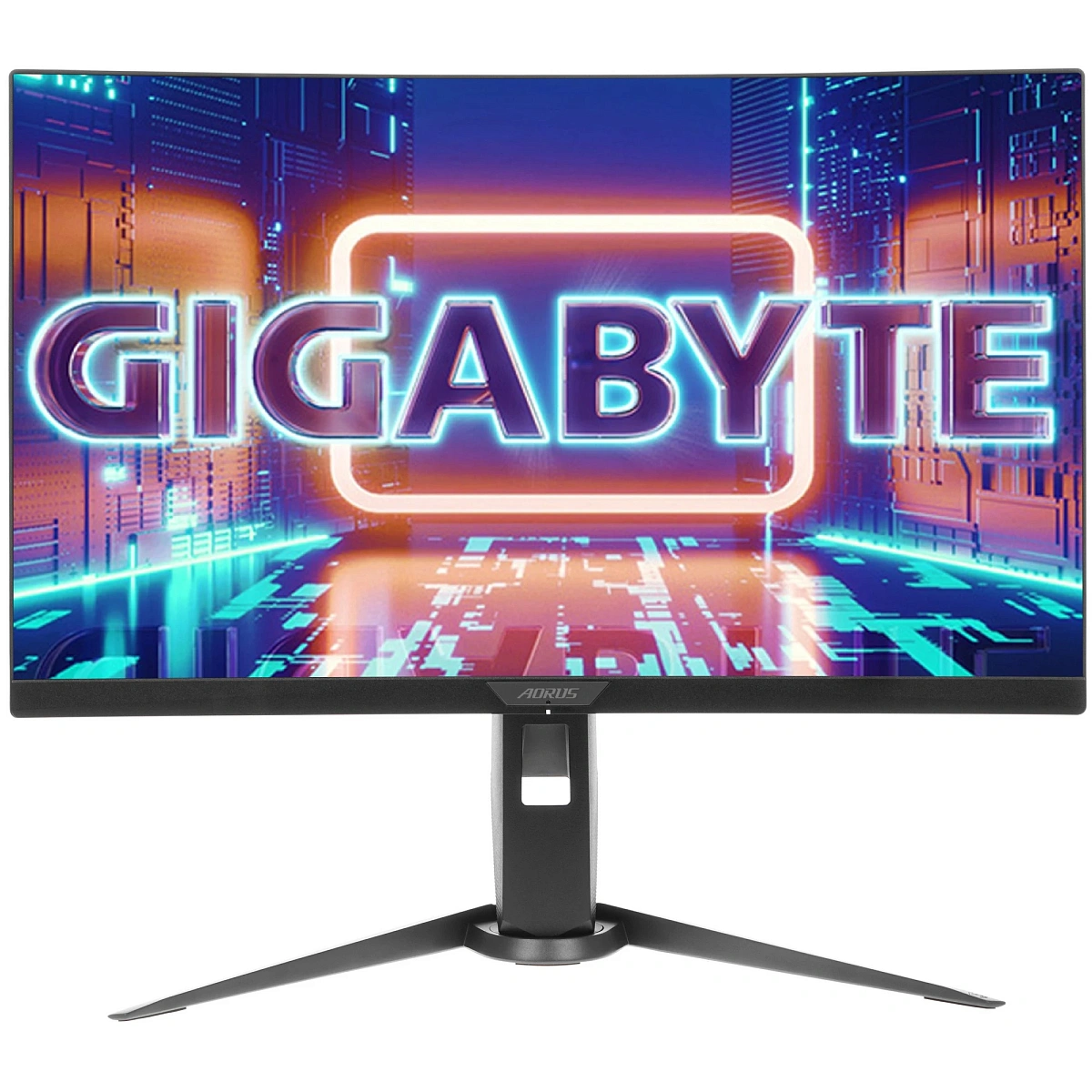 Монитор 27" Gigabyte Aorus CV27Q, Black, VA, 2560x1440@165Hz, 400кд/м2, 3000:1, 1ms, 2xHDMI, DP