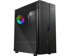 Корпус MSI MAG Vampiric 010, Midi Tower, ATX, Black, 2x3.5"/2x2.5", 2xUSB, USB3.0