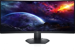 Монитор 34" Dell S3422DWG, Black, VA, 3440x1440@144Hz, 400кд/м2, 3000:1, 2ms, 4xUSB, HDMI, DP