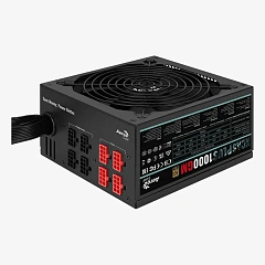 БП ATX 1000W AeroCool KCAS Plus 1000GM, Gold, 20+4/24+4/24+8/20+4+8/24+4+8/24+8+8, 14cm,6x6+2p PCI-E