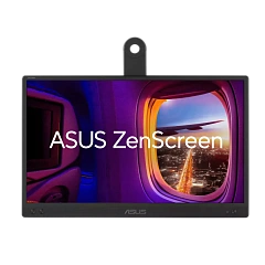 Монитор 15.6" Asus ZenScreen MB166CR, Black, IPS, 1920x1080@60Hz, 250кд/м2, 800:1, 5ms, USB-C
