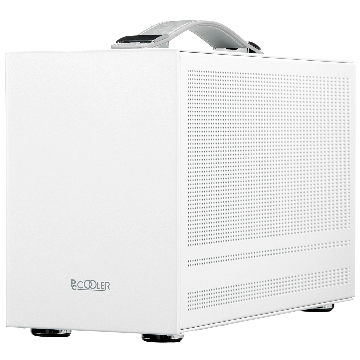 Корпус PCCooler I100 PRO MESH WH ITX USB3.0 1x3.5", 1x2.5" Поддержка SFX Блока питания, Поддержка Видеокарты до 300мм, White
