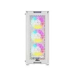Корпус Wintek Andromeda PRO E306M-W TG, Midi Tower, ATX, White, 2x2.5"/1x3.5", 3xUSB, RGB