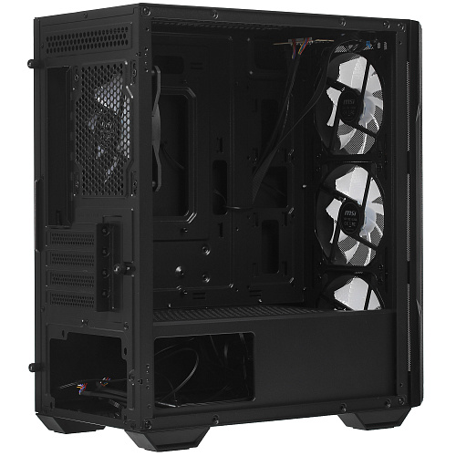 Корпус MSI MAG Forge M100R, Mini Tower, m-ATX, Black, 2x3.5"/2x2.5", 2xUSB2.0, USB3.0