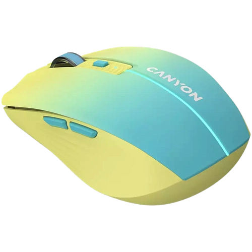 CANYON mouse MW-44  Wireless Charge Yellow Blue