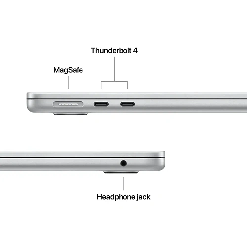 13-inch MacBook Air: Apple M4 chip with 10-core CPU and 8-core GPU, 16GB, 256GB SSD - Silver,Model A3240