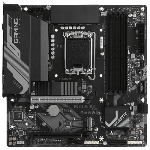 Матплата Gigabyte B760M Gaming X WiFi6E Gen5, iB760,S1700,mATX,4DDR-5,2xPCI-Ex16,4SATA,2xM.2,HDMI,DP