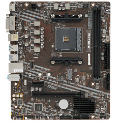 Матплата MSI A520M PRO, AM4, mATX, 2DDR-4, 1xPCI-Ex16, 4SATA, 1xM.2, VGA, HDMI, DP, 12USB