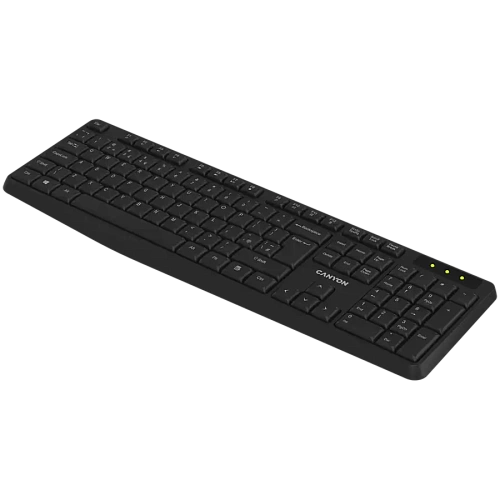 CANYON keyboard KB-W01 RU Wireless Black