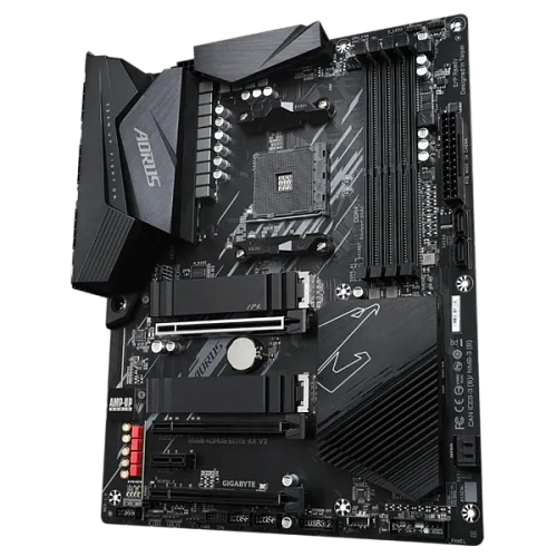 Матплата Gigabyte GA-B550 Aorus Elite AX V2, AM4, ATX, 4DDR-4, 3xPCI-Ex16, 4SATA,2xM.2,HDMI,DP,11USB