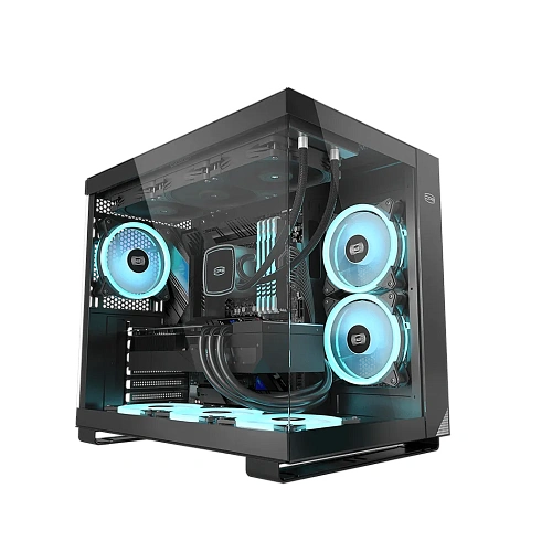 Корпус PCCooler C3T500 BK ATX/MATX/ITX USB3.1 Gen 2 Type-C, USB3.0, USB2.0 Black