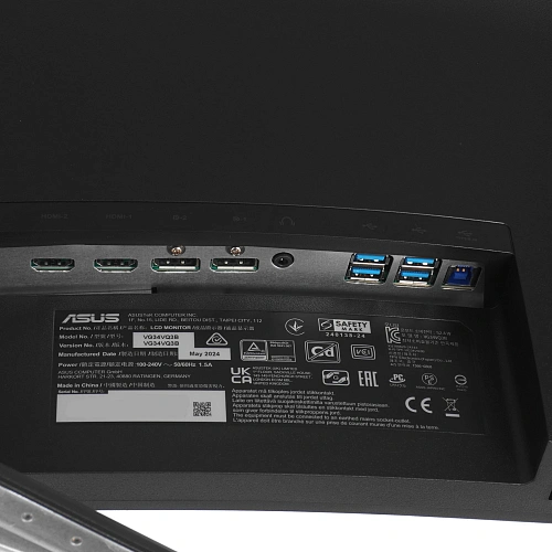 Монитор 34" ASUS TUF Gaming VG34VQ3B VA 3440x1440 180Hz 1ms 400cd/m 4000:1 1500R 2xHDMI 2xDP 2x2W