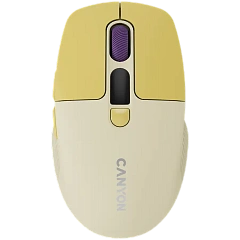 CANYON mouse MW-26 LCD Silent Dual Mode Wireless Yellow