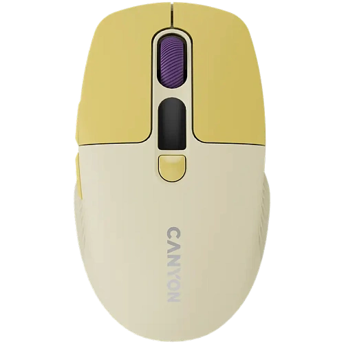 CANYON mouse MW-26 LCD Silent Dual Mode Wireless Yellow