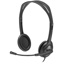 Гарнитура Logitech H111 (1 x 3.5мм, кабель 1.8м) (M/N: A-00021)