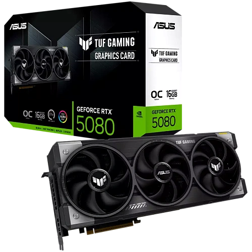 ASUS Video Card NVIDIA GeForce RTX 5080 16GB GDDR7 256-bit Digital Max Resolution 7680 x 4320 Yes x 2 (Native HDMI 2.1b)Yes x 3 (Native DisplayPort 2.1b)HDCP Support Yes (2.3) P/N 90YV0M30-M0NA00