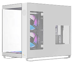 Корпус Ocypus Iota C70 WH ARGB ATX/mATX/mITX 2xUSB, Type-C, Предустановлены 6 вентиляторов с ARGB подсветкой, Белый, Iota-C70-WHD600XX-GL