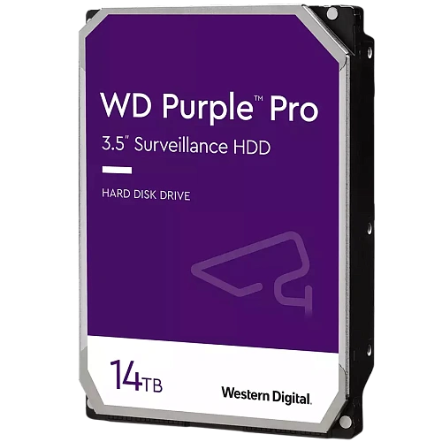 HDD 14TB WD Purple, 3.5", 7200rpm, SATA III, 512MB