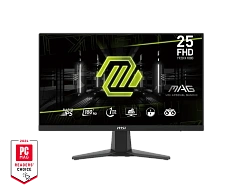 Монитор 24,5" MSI MAG 256F Rapid IPS 1920x1080 180Hz 1ms 250cd/m 1000:1 DP 2xHDMI Черный