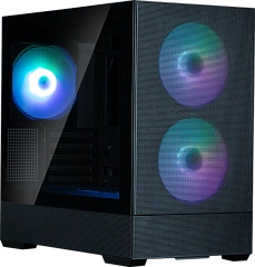 Корпус Zalman P30 AIR, Mini Tower, m-ATX, Black, 2x3.5"/3x2.5", USB 3.0, USB-С, RGB