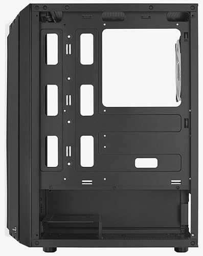 Корпус AeroCool Bionic-G-BK-v2, Midi Tower, ATX, Black, 2x3.5"/2x2.5", USB, 2xUSB3.0