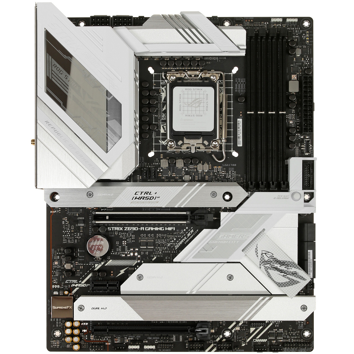 Материнская плата ASUS ROG STRIX Z690-A GAMING WIFI LGA1700 4xDDR5 6xSATA3 RAID 4xM.2 HDMI DP ATX