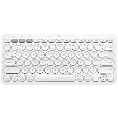 Клавиатура беспроводная Logitech K380 (OFFWHITE, Multi-Device, Bluetooth Classic (3.0), 2 батарейки типа ААА) (M/N: Y-R0056)