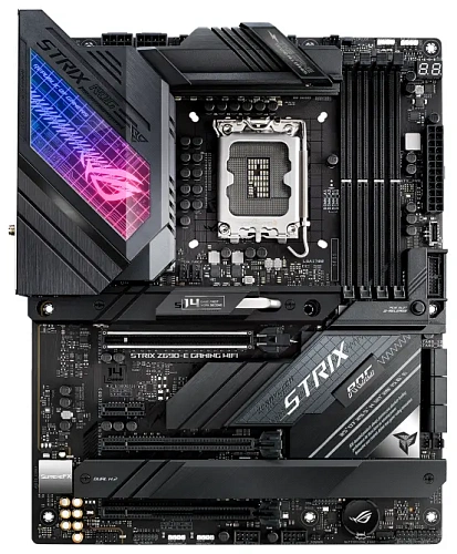 Матплата Asus ROG S Z690-E Gam WiFi, iZ690, S1700, ATX, 4DDR-5, 3xPCI-Ex16,6SATA,3xM.2,HDMI,DP,19USB
