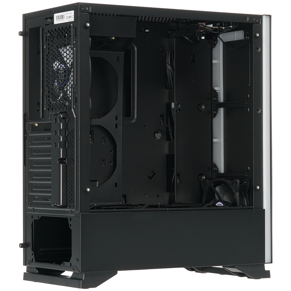 Корпус Zalman S5, Midi Tower, ATX, Black, 2x3.5"/4x2.5", 2xUSB, USB3.0, RGB