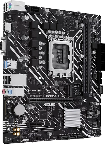 Матплата Asus Prime H610M-K, iH610, S1700, ATX, 2DDR-5,1хPCI-Ex16, 4SATA,1xM.2, HDMI, VGA, 8USB