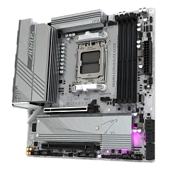 Матплата Gigabyte B650M Aorus Elite AX ICE, AM5, mATX, 4DDR-5, 2xPCI-Ex16, 4SATA,2xM.2,HDMI,DP,19USB