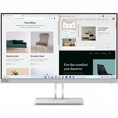 Монитор 27" Lenovo L27e-40, Cloud Grey, VA, 1920x1080@100Hz, 300кд/м2, 3000:1, 4ms, VGA, 2хHDMI