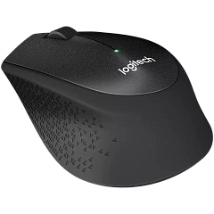 Мышь беспроводная Logitech M330 Silent Plus Black (черная, оптическая, 1000dpi, 2.4 GHz/USB-ресивер, бесшумная, под правую руку) (M/N: M-R0051 / C-U0010)