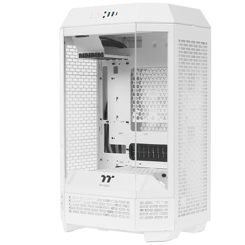 Корпус Thermaltake The Tower 300 Snow, Micro Tower, m-ITX, White, 3x3.5"/3x2.5", 2xUSB3.0, USB-C