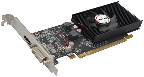 GF GT1030, Afox, 1468MHz/6000MHz, 64bit, 2GB GDDR5, DVI-D, HDMI